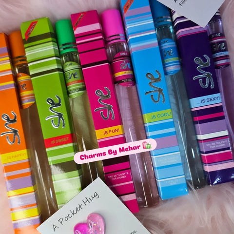 She ladies amazing pocket Perfume