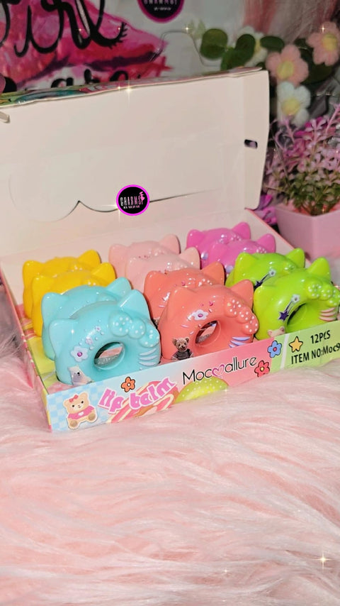 Donut Bear lip balm non tinted
