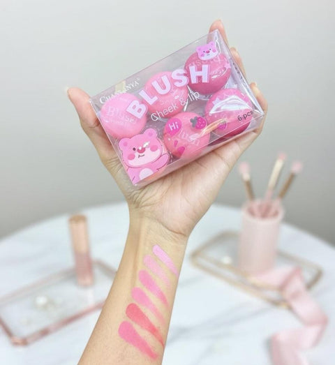 Lip & cheek liquid Blush pack of 6