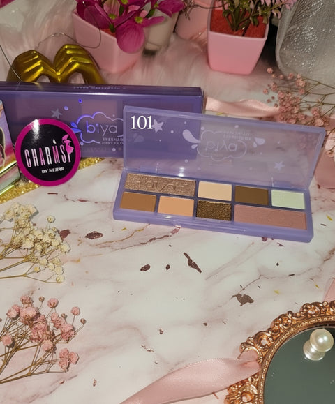 Biya Eyeshadow Eight color Palette