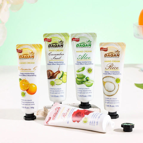 Daqan Hand & Foot Cream set of 5 Different Fragrance