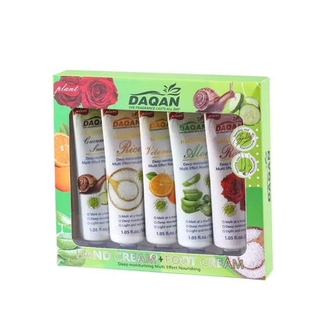 Daqan Hand & Foot Cream set of 5 Different Fragrance