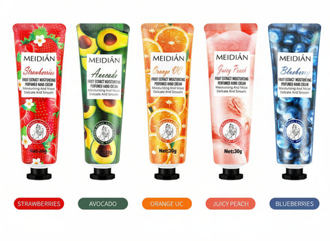 Meidian Fruity Fragrance Hand cream set of 5