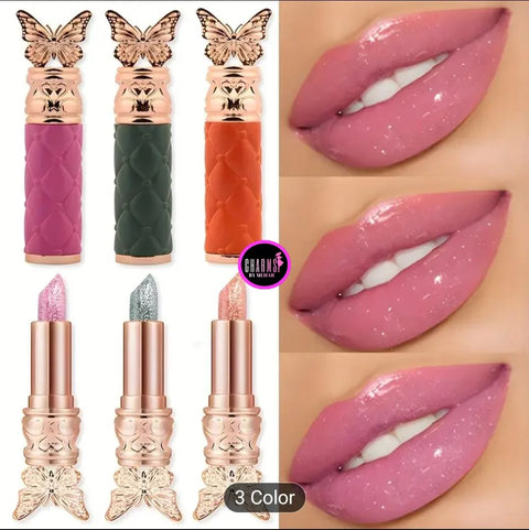 Glittery Color Changing Lipstick 💄