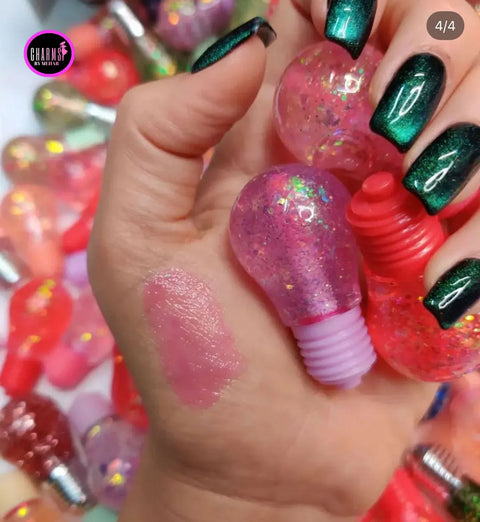Star Mini light bulb lip gloss tinted