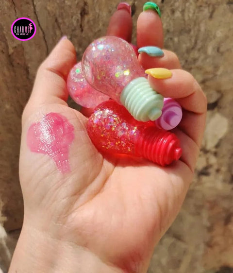 Star Mini light bulb lip gloss tinted