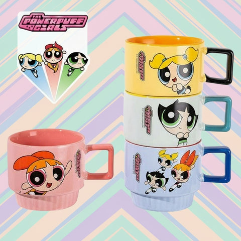 Powerpuff girl Ceramic Mug set of 4
