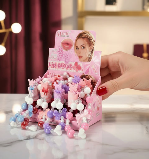 Magic Charm Keychain lip Gloss