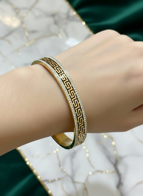 Gold - Tone Bangle Bracelet Premier Collection
