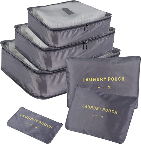 Travel storage organizer bags 6 in 1