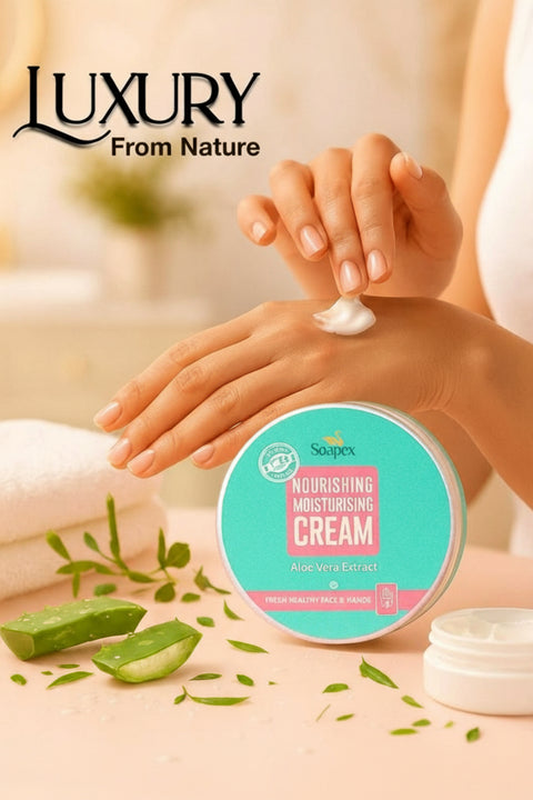 Soapex Face & Hand Nourishing Moisturising Cream with Aloe Vera extract