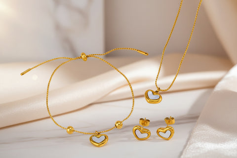 Heart Combo set Stainless Steel