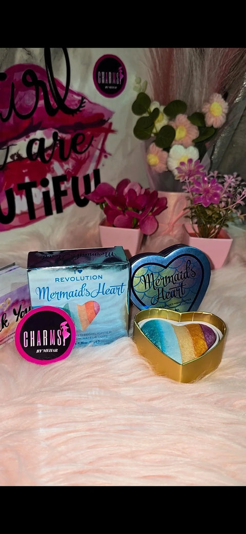 Revolution mermaid 🧜‍♀️ Heart baked Highlighter