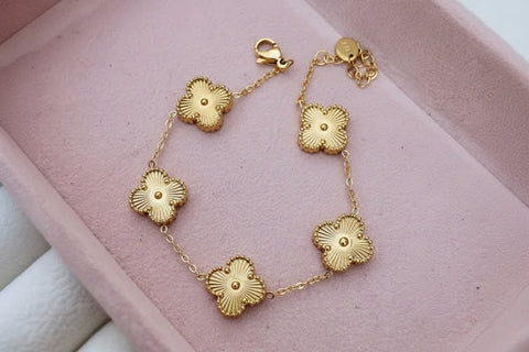Clover gold Stainless steel Bracelet