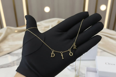 Dior chain necklace stainless steel