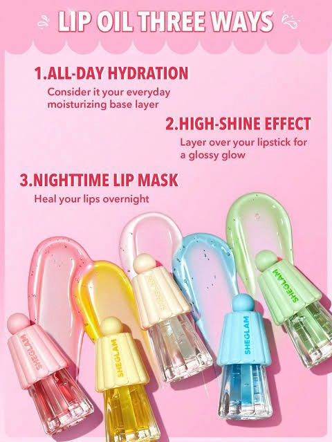 Sheglam Jelly  lip gloss + lip oil