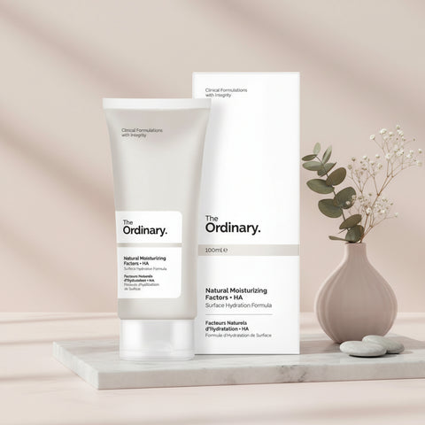 The Ordinary Natural Moisturizing Factors + HA, a surface hydration formula.