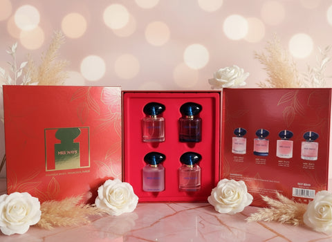 Mrs Way luxury Perfume Gift set for Her 30ml × 4Pc