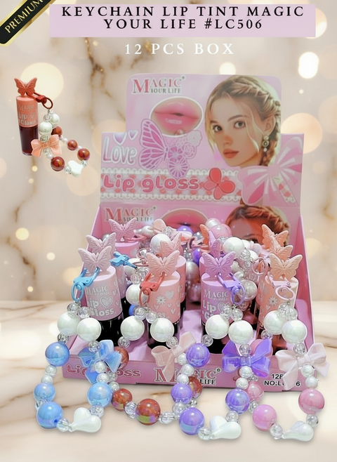 Magic Charm Keychain lip Gloss