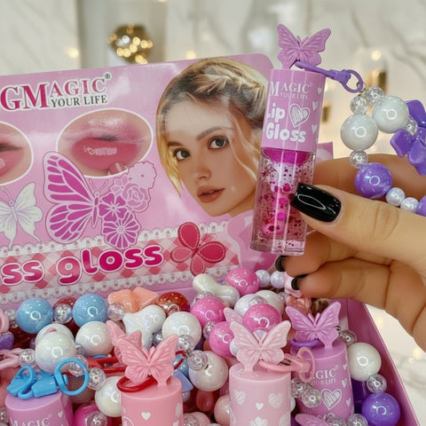 Magic Charm Keychain lip Gloss