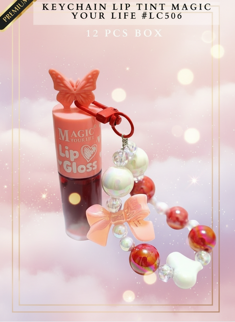 Magic Charm Keychain lip Gloss