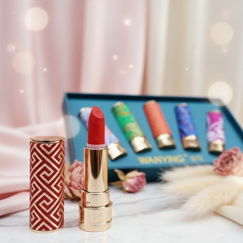 Korean velvet texture lipstick 5 pc set