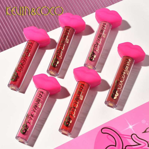 Kevin&Coco 6-Color Rock and Roll Matte Lip Gloss Set