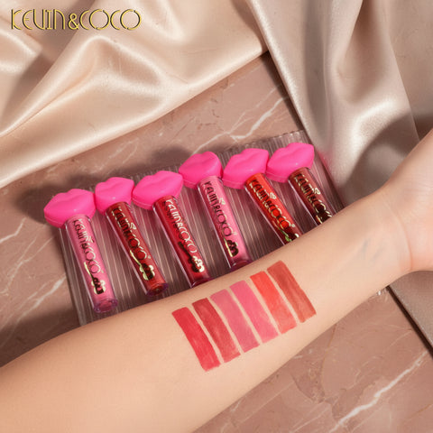 Kevin&Coco 6-Color Rock and Roll Matte Lip Gloss Set