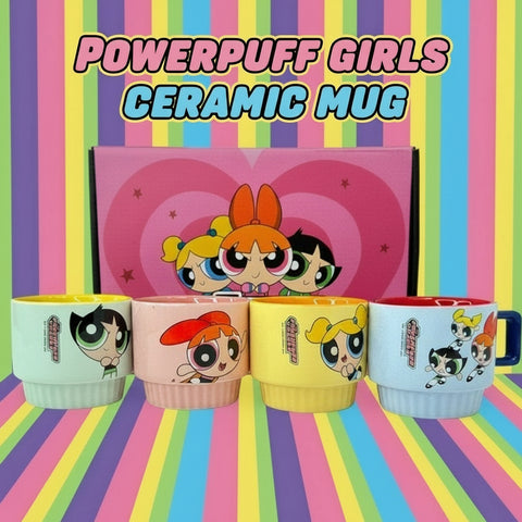 Powerpuff girl Ceramic Mug set of 4