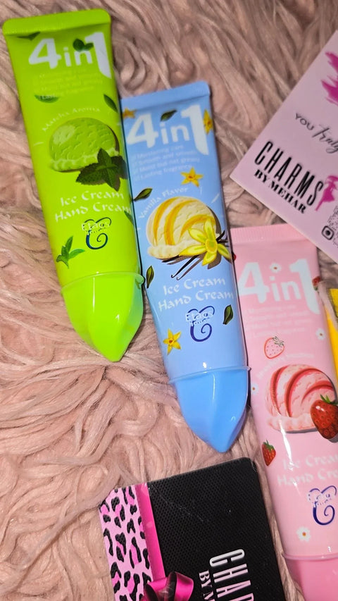 Ice Cream 4 in 1 Hand Cream Set
