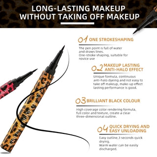 4D Liquid Cheetah Eyeliner waterproof