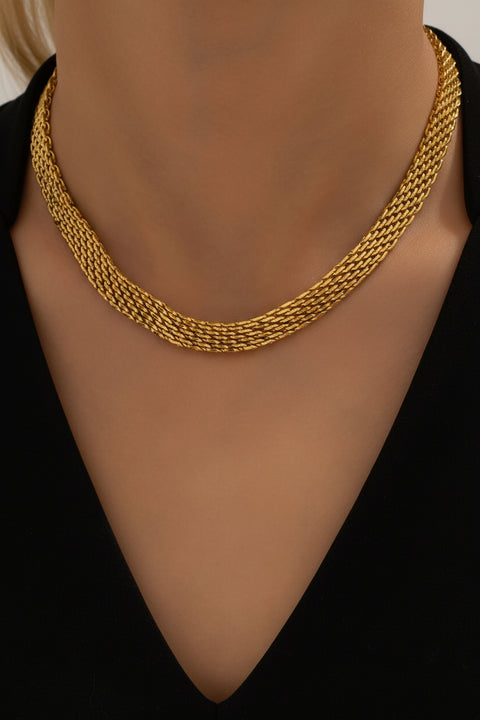 Mesh chain Necklace stainless steel