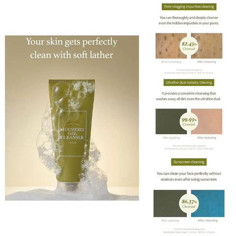 Mugwort Gel Cleanser Korean Facial wash