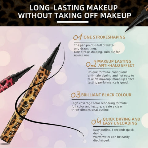 4D Liquid Cheetah Eyeliner waterproof