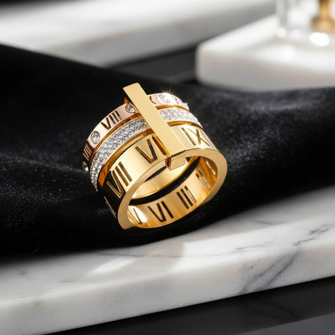 Luxury stainless steel Ring