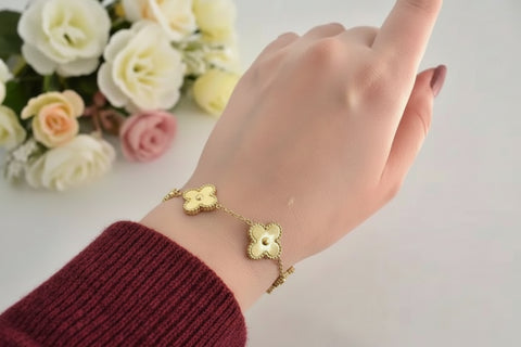 Clover gold Stainless steel Bracelet