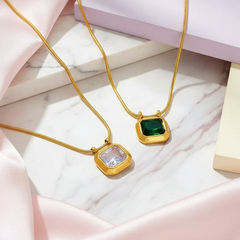 Stainless steel Stone Necklace Chain