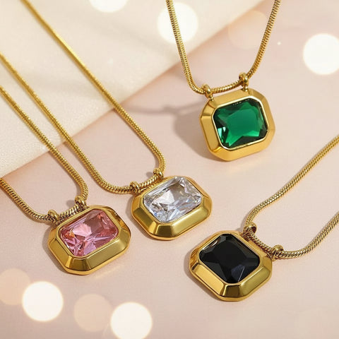 Stainless steel Stone Necklace Chain