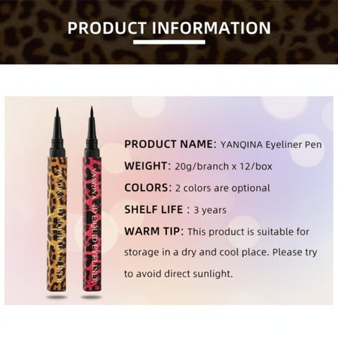 4D Liquid Cheetah Eyeliner waterproof