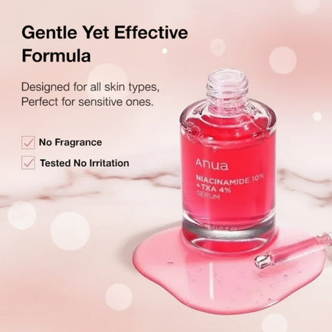 Anua Niacinamide 10% + TXA 4% Dark Spot Correcting Serum.
